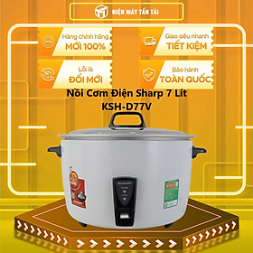 Nồi Cơm Điện Nắp Rời Sharp KSH-D77V (7L) - Hàng chính hãng