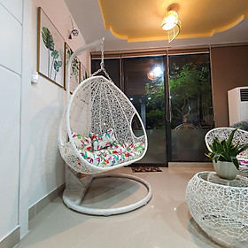 Mua Xích đu đôi 2 người ngồi ( nệm in hoạ tiết)