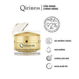 Hình ảnh Kem dưỡng ban đêm chống lão hóa phuc hồi da Qiriness Global Well-Aging Revitalising Night Cream 50ml