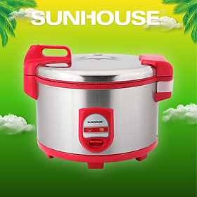 Nồi Cơm Điện Sunhouse SH866 (5.6 Lít) - Đỏ - Hàng Chính Hãng