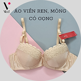 Áo lót nữ nâng ngực mỏng, có gọng Vicci AV.05 cúp chéo phối viền ren, dây vai có thể tháo rời, mềm mại, thoáng mát tạo cảm giác dễ chịu, thoải mái tuyệt đối