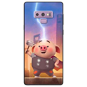 Ốp lưng in cho Samsung Note 9 Mẫu Heo Tho