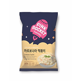 COMBO 6 TÚI BAO GÒM 3 VỊ BÁNH GẠO TOPOKKI ROCKET PINK NHẬP KHẨU HÀN QUỐC