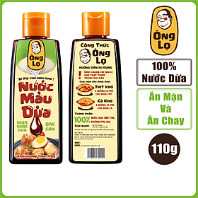 Nước Màu Dừa Ông Lọ 100% Nước Dừa, Dùng Cho Đồ Mặn Và Đồ Chay Chai 110g