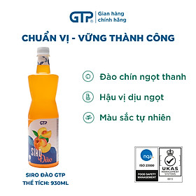 Siro GTP hương Cam/ hương Đào
