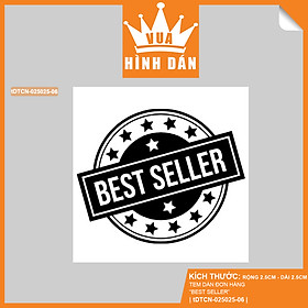 Hình ảnh Set 100/200 sticker BEST SELLER (2.5x2.5cm) tem dán mini BÁN CHẠY dành cho shop (4.013)