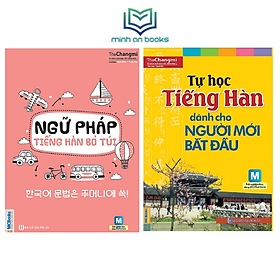 [Download Sách] Combo Bộ 2 Cuốn Học Tiếng Hàn: Tự Học Tiếng Hàn Dành Cho Người Mới Bắt Đầu + Ngữ Pháp Tiếng Hàn Bỏ Túi (Học Cùng App MCBooks) – MinhAnBooks