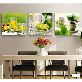Mua GIÁ XƯỞNG 10 MẪU Tranh treo tường  tranh trang trí phòng bếp 40x40cm