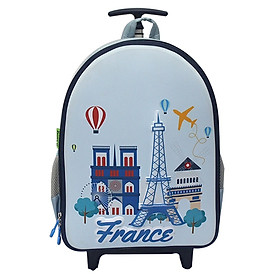 Ba Lô C1-CK Around The World-France B-12-084 - Xanh Dương Nhạt