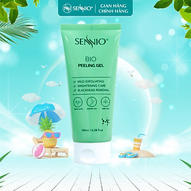 Gel tẩy tế bào chết mặt bổ sung Collagen Sennio Premium Collagen Peeling sạch sâu phù hợp cho da dầu mụn 180ml SNO 806