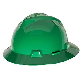 Mua NÓN BẢO HỘ RỘNG VÀNH MSA - MỸ  NÚT VẶN  MÀU XANH LÁ