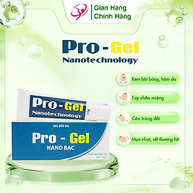 Gel Bôi Bỏng, Hăm Da, Tay Chân Miệng, Mụn Nhọt, Côn Trùng Đốt, Rôm Sảy, Zona, Thủy Đậu Pro - Gel Nano Bạc
