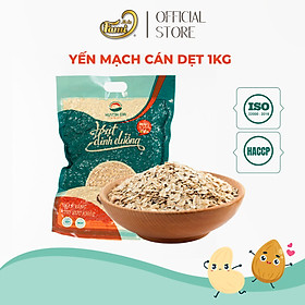 Yến Mạch Cán Dẹt Bịch 1Kg - Nấu Sữa, Nấu Cháo, Ngũ Cốc