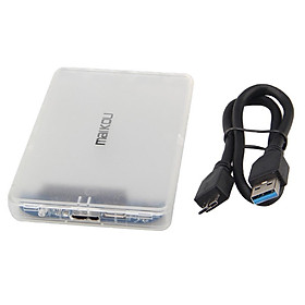 2.5inch USB 3.0 HDD SATA External Hard Drive Disk Enclosure Case Tool-free#2
