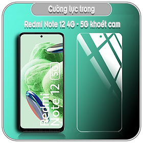 Mua Cường lực trong cho Redmi Note 12 - 12 Pro - 12 Pro Plus  không viền đen
