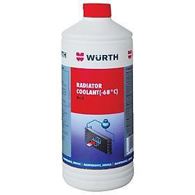 Nước làm mát chống đông pha sẵn màu xanh chuyên dụng Wurth 1L WU-GR000N1L.
