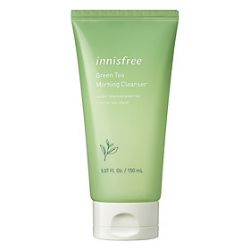Gel rửa mặt làm sạch từ trà xanh đảo Jeju Innisfree Green Tea Morning Cleanser 150ml - NEW