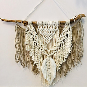   Rèm Macrame trang trí treo tường - Ảnh thật