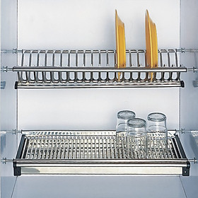 Kệ úp chén bát đĩa trong tủ bếp - R564 x S250 x C500 mm