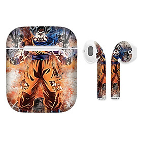 Mua Miếng dán skin chống bẩn cho tai nghe AirPods in hình Dragon Ball - Goku - 7vnr59 (bản không dây 1 và 2)
