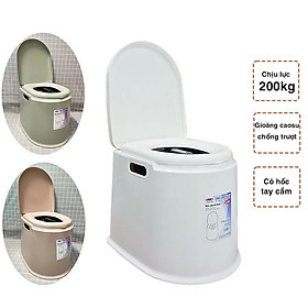 Ghế bô vệ sinh di động, dành cho người già, bà bầu tiện ích dễ sử dụng và vệ sinh