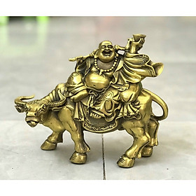 Mua Di lạc cưỡi trâu - Trang trí để bàn (kt 18x21x7cm)