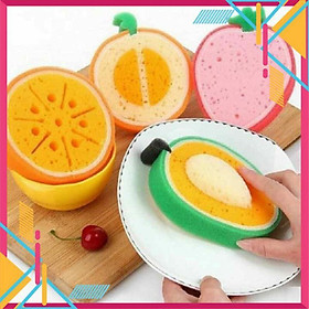 Mua COMBO 2 MIẾNG RỬA CHÉNMIỄN PHÍ GIAO HÀNGMIẾNG RỬA BÁT HÌNH TRÁI CÂY CỌ RỬA XOONG NỒI TIỆN DỤNG