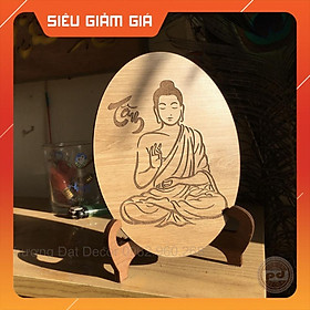 Mua Tranh Phật Giáo Để Bàn / Tranh Phật Bằng Gỗ Cao Cấp Khắc Laser Tinh Xảo