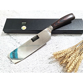 Mua DAO BẾP USUBA -DAO BẾP NHẬT THÉP DAMASCUS MÃ DT125