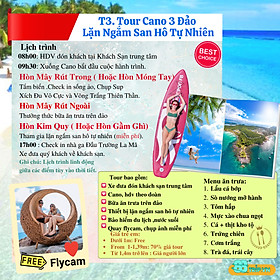 T3. TOUR CANO 3 ĐẢO LẶN NGẮM SAN HÔ TỰ NHIÊN -PHÚ QUỐC