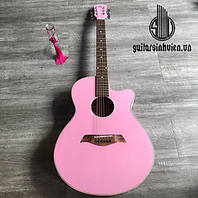 Mua Đàn aoustic có ty - Tập chơi  action thấp - Tặng 7 phụ kiện capo  bao  giáo trình  pick  dây 1  dây 2  lục giác