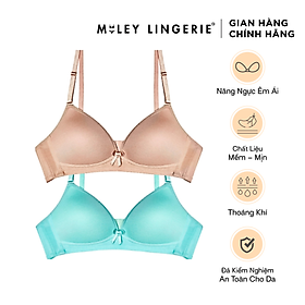 Bộ 2 Áo Ngực Nữ Cotton Không Gọng Miley Lingerie BRW_02