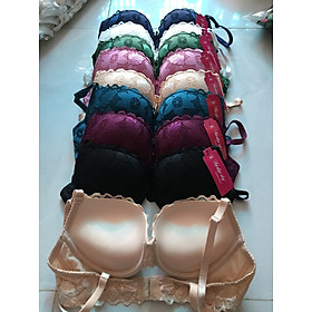 Áo lót nữ nguyên ren mút siêu dày Lady 549 – Gọng nâng ngực + Bông to cài sau, quyến rũ