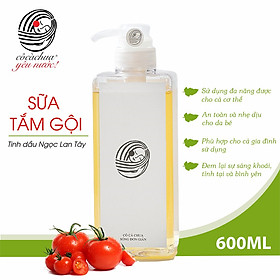 Nước lau đa năng Cô Cà Chua Sống Đơn Giản 600ml tắm, gội, rửa tay, rửa mặt