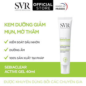 Kem dưỡng hỗ trợ giảm mụn, ngừa thâm SEBIACLEAR ACTIVE GEL 40ml