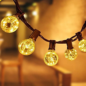 Mua Dây đèn trang trí ngoài trời 25 bóng tròn G40 dùng cho tiệc cưới