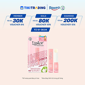 Son dưỡng môi hiệu chỉnh ửng hồng tự nhiên Lipice Sheer Color Hương Dâu (Ardent) 2.4g