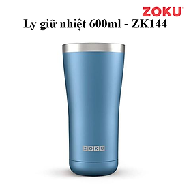 Ly giữ nhiệt 3in1 Stainless Steel 600ml ZOKU - Hàng Chính Hãng