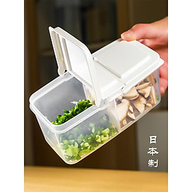 Mua HỘP CHIA 2 NGĂN NẮP RỜI đựng đồ khô  các loại hạt  hoa quả  vật dụng  nhựa PP Chịu nhiệt -20 đến 120 độ