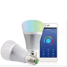 Smart RGBW LED Light Bulb Lamp Bulb WIFI App Controlled Bulb E27 6W
