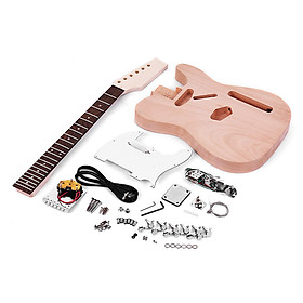 Bộ Đàn Guitar Điện Chưa Lắp Muslady Phong Cách Tele DIY