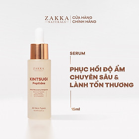 Tinh Chất Phục Hồi Chuyên Sâu Độ Ẩm & Lành Tổn Thương Zakka Naturals Kintsugi Peptides Ultra Recovery Ampoule 15ml