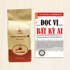 Combo 2 sản phẩm: Cà phê Nghé Robusta Nguyên Chất Số 1 (Túi 500g) và Cuốn Sách Đọc Vị Bất Kỳ Ai