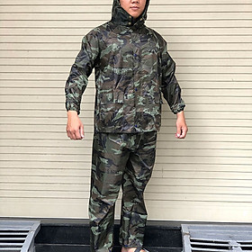 Mua Bộ Áo Mưa Vải Dù Cao Cấp 2 Lớp Size XXL Chống Thấm