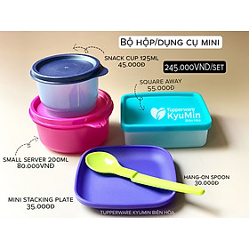 Combo hộp/dụng cụ ăn dặm/ăn nhẹ - Tupperware chính hãng