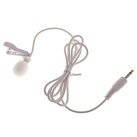 2-4pack External Mini Clip Microphone For Computer Recording White