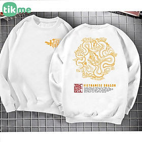 Áo nỉ sweater nam nữ thăng long Việt Nam Dragon áo hai mặt size XS-2XL