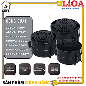 Biến áp đổi nguồn LIOA 220V sang 100V 110V 120V (200VA, 400VA, 600VA, 1000VA, 1200VA, 1500VA, 2000VA)