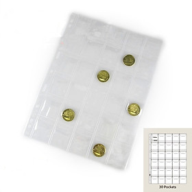 Combo 10 Phơi Nhựa Chứa 30 xu có 9 lỗ bền chắc CBTX30