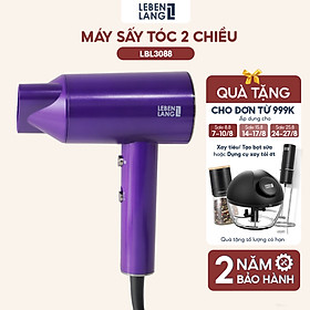 Máy sấy tóc Lebenlang LBL3088 công suất 2000W, sấy 2 chiều nóng lạnh, chống xơ rối tóc bằng công nghệ ion - hàng chính hãng